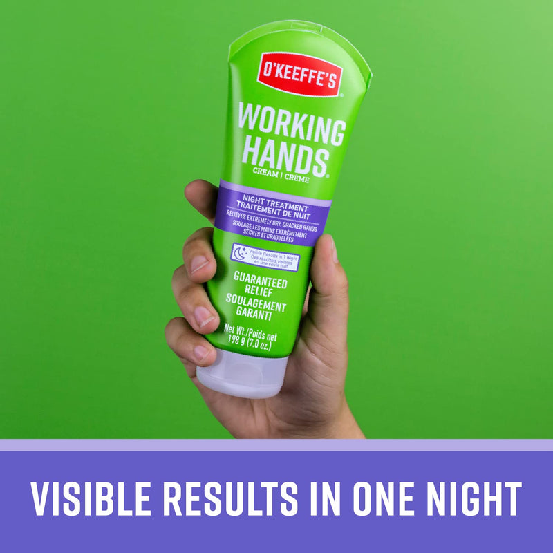 [Australia] - O'Keeffe's Working Hands Night Treatment Hand Cream and Healthy Feet Night Treatment Foot Cream, 7 Ounce Tube 
