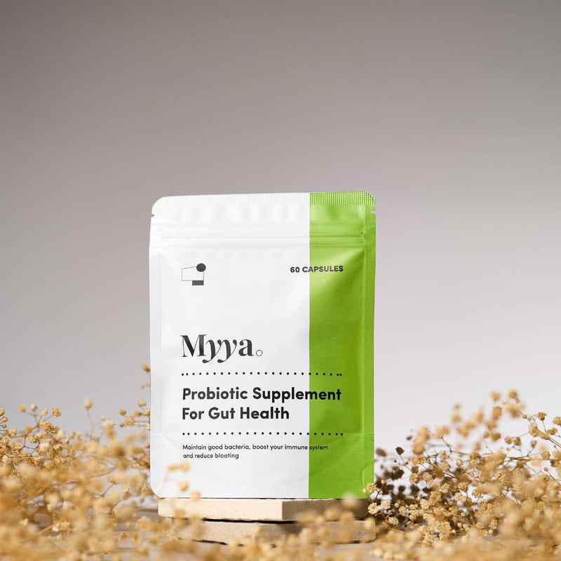 Myya Clinical-Grade Probiotic – Supports Digestion, Gut Health & Immunity | Reduces Bloating | High-Potency Formula | UK-Made | Pharmaceutical-Grade