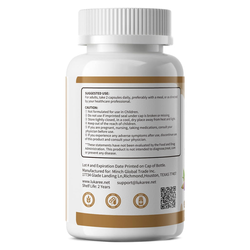 Lukaree Cortisol Supplements for Women and Men, with KSM-66® Ashwagandha | 10-IN-1 Cortisol Reducer with L-Theanine, Magnesium, Saffron & Phosphatidylserine, GMP Quality, 120 Capsules, 60-Day Supply 120 Count (Pack of 1)