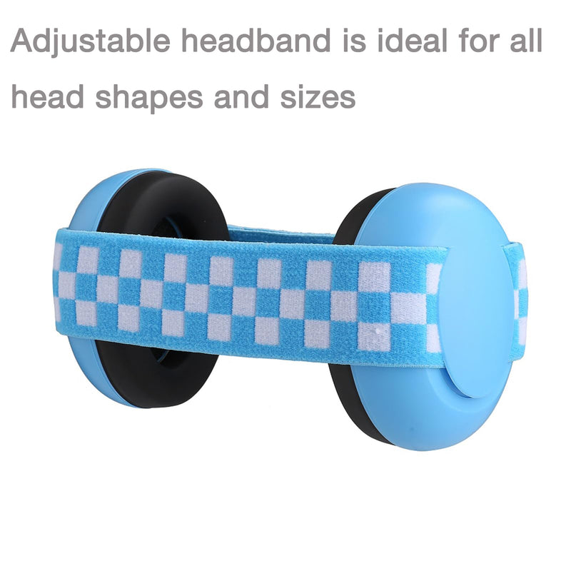 [Australia] - PandaEar Baby Ear Protection, Noise Cancelling Headphones EarMuffs for Babies & Toddlers 0-3 Years Blue 