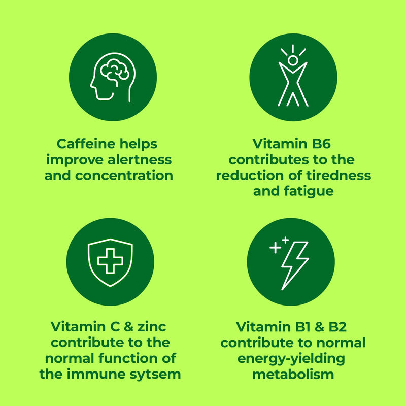 Berocca Boost Effervescent Tablets with Guarana, Caffeine and Vitamin B12, Also Contains Vitamin C and Magnesium, 1 Pack of 20-3 Weeks Supply