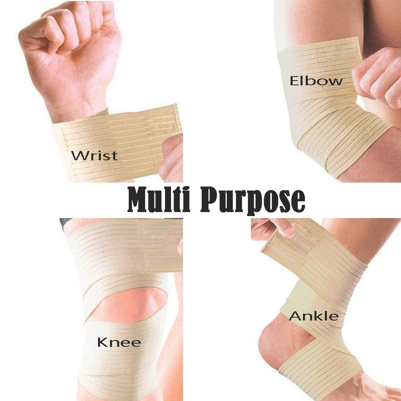[Australia] - Luwint Bounce Breast Compression Band - Post Surgical Implant Stabilizer Strap Support Brace Bandage (Beige) Beige 