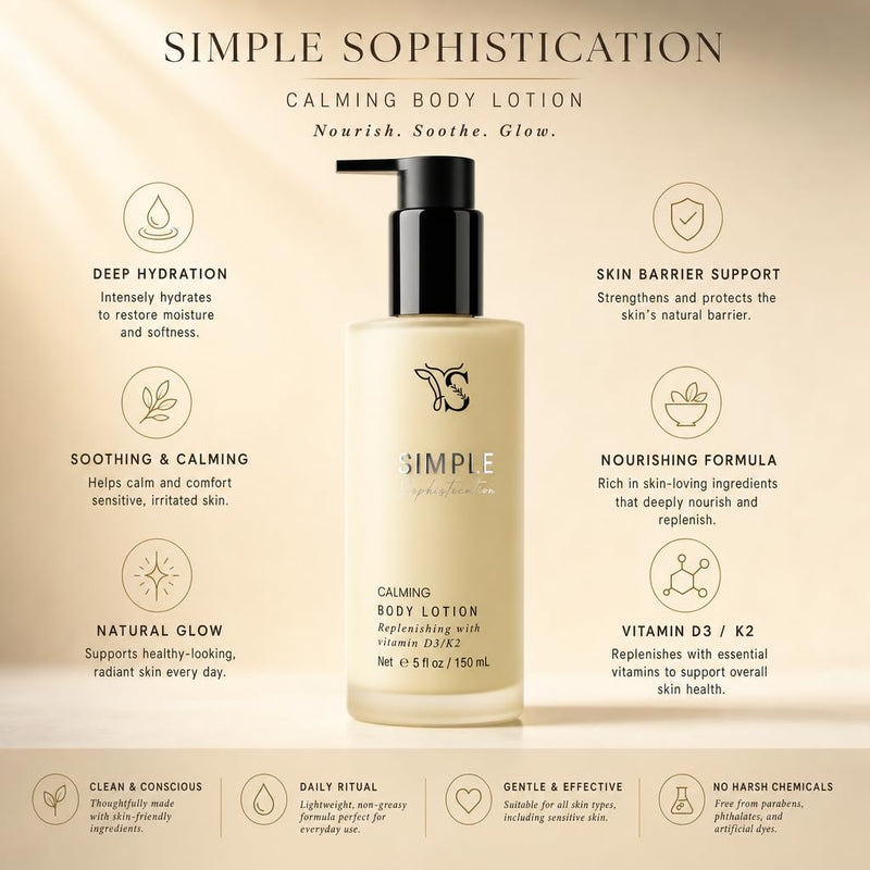 Magnesium Tallow Body Lotion- with grassfed beef tallow, Ashwagandha, Magnesium, Vitamin D3/K2 and Probiotics | Calming Lotion| Tallow Moisturizer | Topical, Non-toxic body cream- 5 oz.