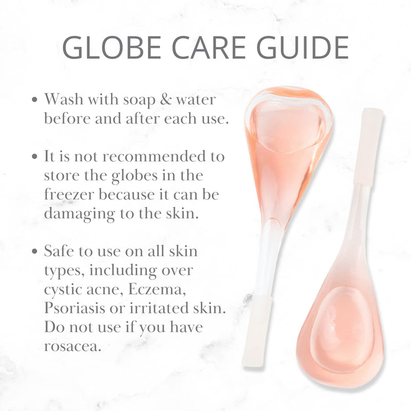 Jenny Patinkin Luxury Ice Globes for Face | 2 Pcs Facial Ice Roller for Face Women | Cooling Skin Care Tool for Facials | Facial Tools to Tighten | Reduce Puffiness & Redness. 2 Count Multicoloured