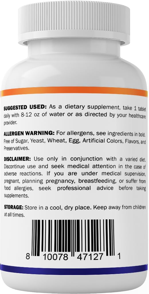 Vitamatic L-Theanine 200mg with Caffeine 100mg 120 Vegetarian Tablets - Nootropic Supplement for Focused Energy