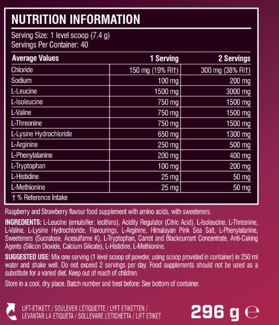Scivation XTEND EAA Amino Acids Powder | Summer Fruits | 40 Servings for Hydration and Fitness Performance | 9 Essential Amino Acids + Added Electrolytes Recovery Powder to Hydrate, Repair, Recover