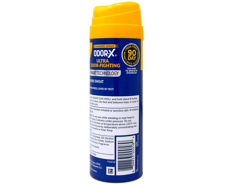 Dr. Scholl's ODOR-FIGHTING SPRAY POWDER, 4.7 oz - Instant Odor Destroyer - All-Day Protection - Freshens Feet & Shoes (Pack of 2)