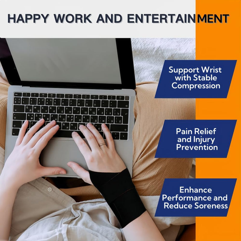 [Australia] - Wrist Brace,Carpal Tunnel Wrist Brace Wrist Wraps Wrist Support Tendonitis SprainsÔºàM-BlackÔºâ Black Medium 