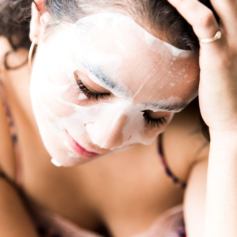 Organic Sheet Mask | Made in USA (Vitamin C & Revitalizing, pack of 4) Vitamin C & Revitalizing