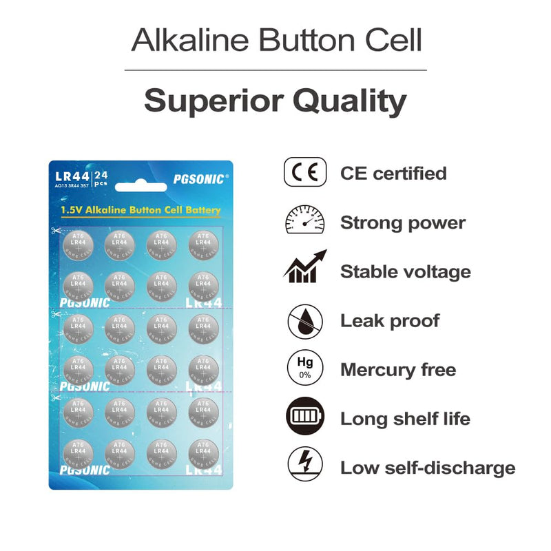 [Australia] - LR44 Battery (24pcs) LR44 10 Count (Pack of 2) 