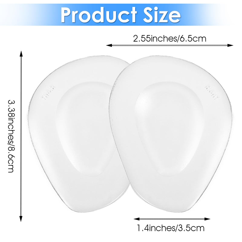 [Australia] - Pack of 8 Metatarsal Pads Gel Foot Pads Foot Pads Forefoot Pads Forefoot Pads Gel Forefoot Shoe Insoles Bunion Protection Foot Bunion Pad Reusable Bunion Pad Forefoot for High Heels 