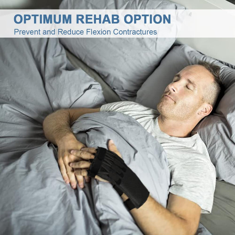 Radial Nerve Palsy Splint, Adjustable Finger Extension Brace, Lift Elastic Splint for Drop Wrist, Radial Nerve Injury, Mcp Arthroplasty, Crutch Palsy Treatment, Fit Left & Right Hand (Plastic) Plastic