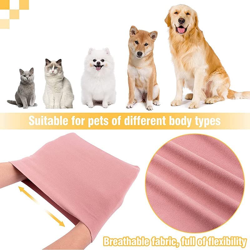 Quiet Ears Covers for Dogs 3pcs,Dog Snoods Ear Covers for Noise,Grooming and Force Drying Miracle Tool for Anxiety Relief & Calming Dogs(Grey+Pink+Purple) (Small) Small - PawsPlanet Australia