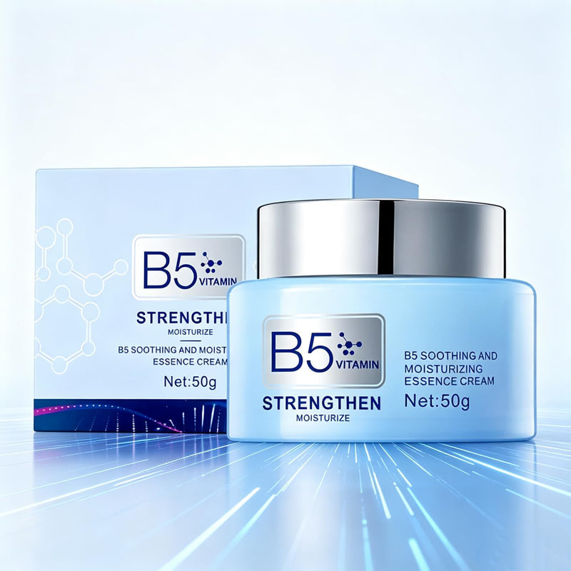 For Vitamin B5 Soothing and Moisturizing Essence Face Cream Lotion,Hydrating Facial Creams,Face Moisturizer,Facial Skin Care Cream,Soothing Skin Brighten skin tone cream 50g