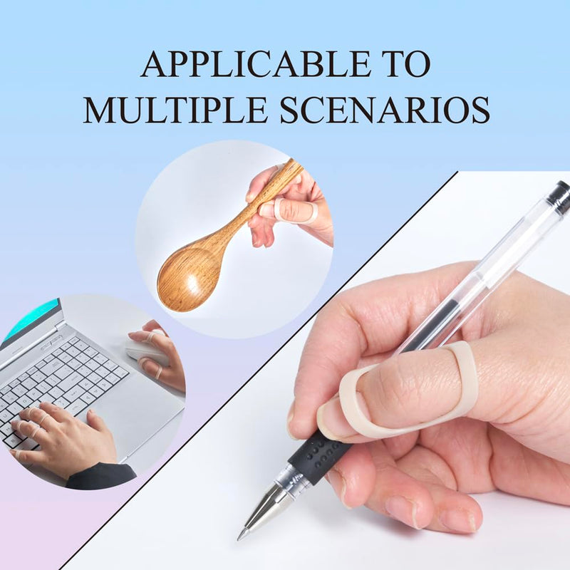 [Australia] - Oval Finger Splint 8 pcs, Finger Splints for Arthritis, Mallet Finger, Trigger Finger Splint, hypermobility(EDS) finger For Thumb/Middle,/Index/Pinky or Ring Finger(2,3,4,5,6,7,8,9) Medium(2,3,4,5,6,7,8,9) 