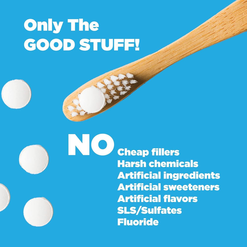 [Australia] - Chomp Super Whitening Toothpaste with Nano Hydroxyapatite 120 Tablet Refill 