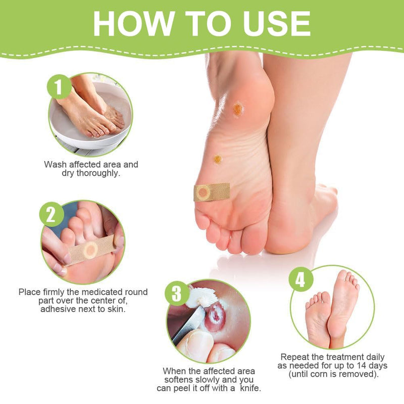 [Australia] - Corn plaster, 30 pieces corn removal pads, corn removal plaster, corn removal on the sole of the foot, corn remover pads, corn removal plaster 