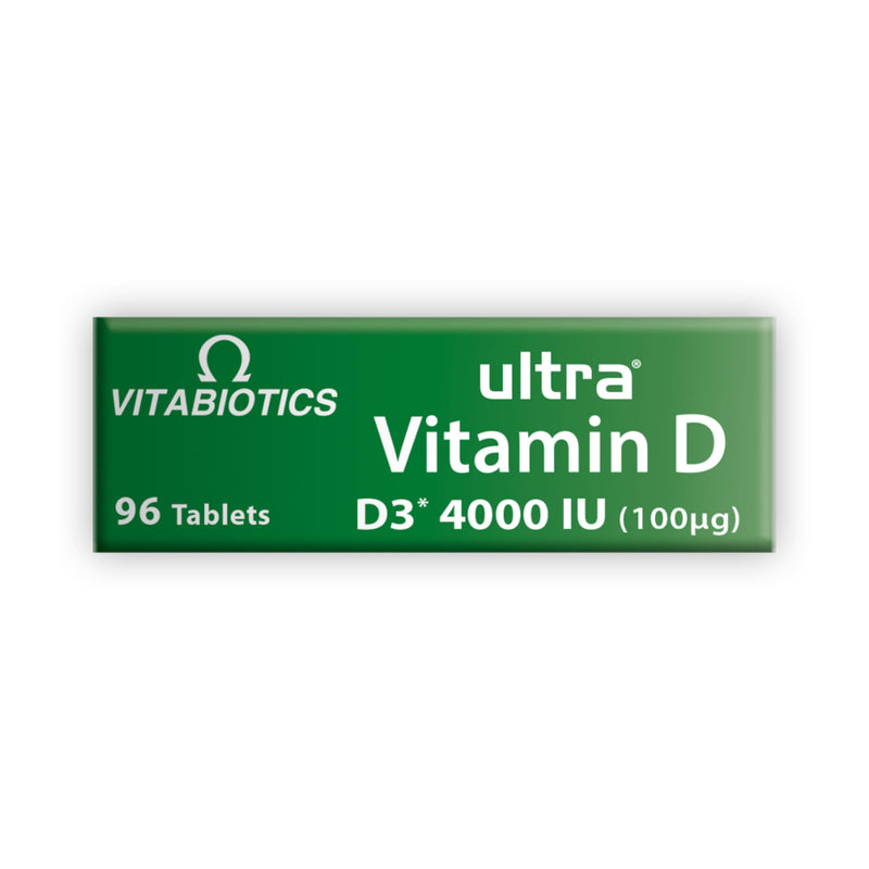 Vitamin D Tablets 4000IU, Vitabiotics Ultra Vitamin D, 4000IU, Tablets