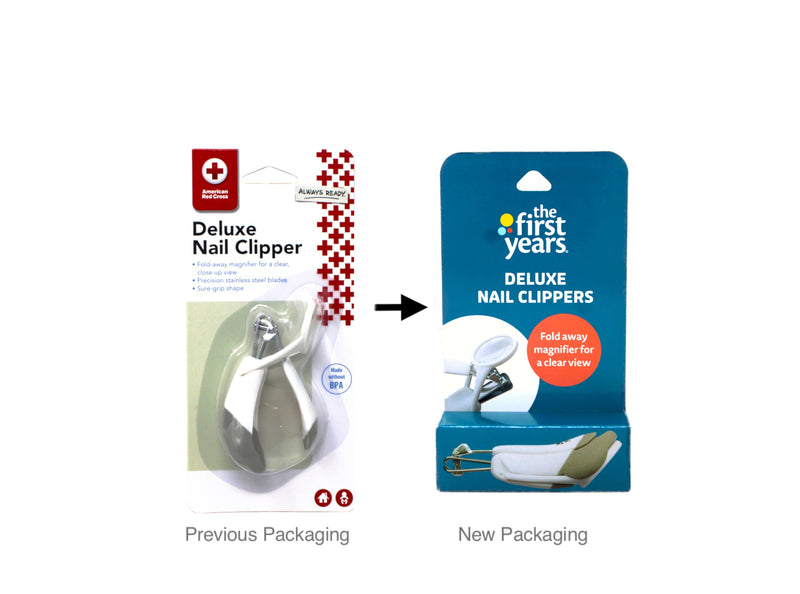 [Australia] - The First Years, Deluxe Baby Nail Clipper with Magnifier, 1 Pack 1 Count (Pack of 1) 