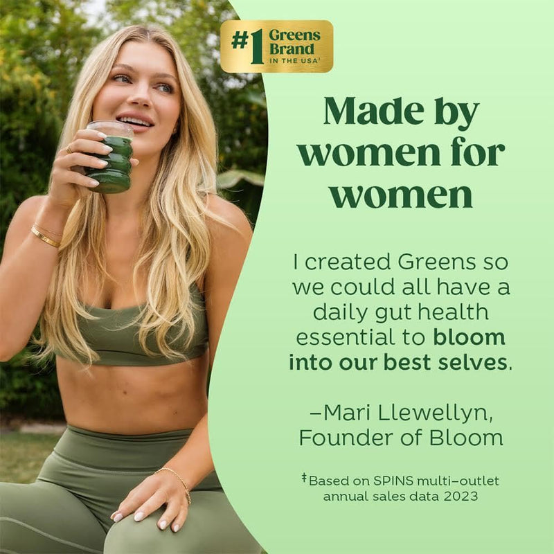 [Australia] - Bloom Nutrition Superfood Greens Powder, Digestive Enzymes with Probiotics and Prebiotics, Gut Health, Bloating Relief for Women, Chlorella, Green Juice Mix with Beet Root Powder, 25 SVG, Pineapple 25 Servings (Pack of 1) 