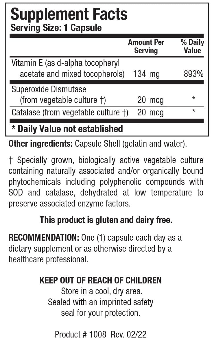 BIOTICS RESEARCH E Mulsion 2 Emulsified, Enhanced Absorption, Vitamin E, Mixed Tocopherols, Antioxidant, Cardiovascular Health, Immune Support 90 Capsules