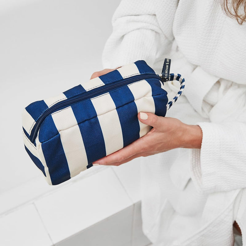 Dock & Bay Toiletry Bag - Large Travel Toiletries Kit - Whitsunday Blue Cabana - Whitsunday Blue