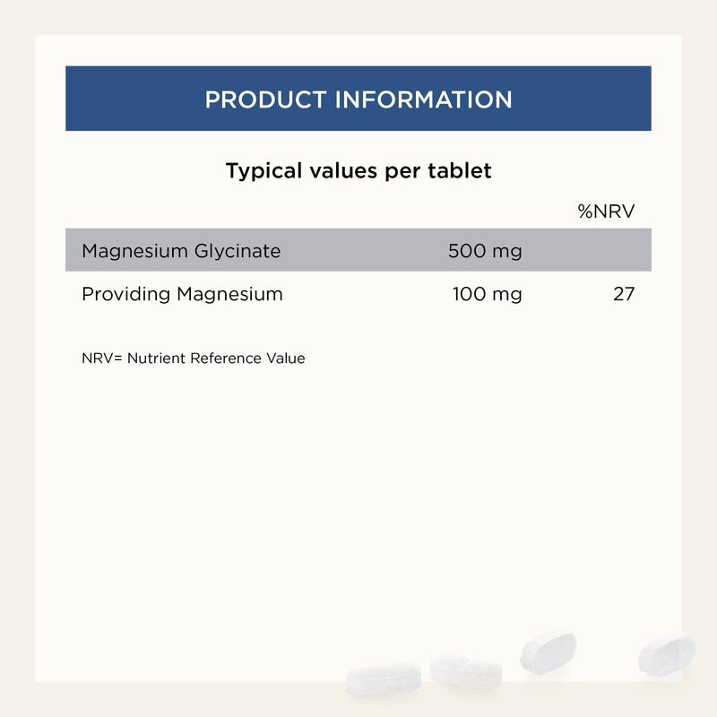 Healthspan Magnesium Glycinate 1500mg | Unwind at Bedtime | Reduces Tiredness & Fatigue | Maintains Normal Muscle & Psychological Function | Gentle on Your Stomach | Vegan (240 Tablets) 120 count (Pack of 2)