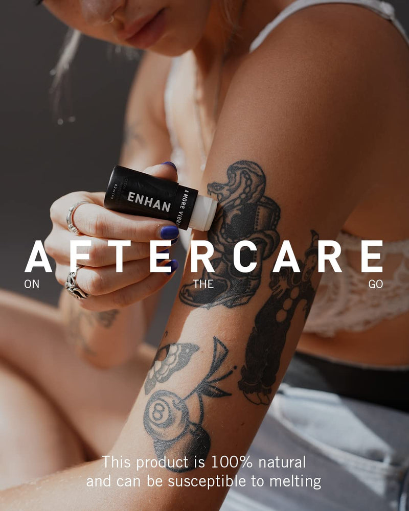 [Australia] - Mad Rabbit Enhance Tattoo Balm Stick-Tattoo Aftercare Brightener & Moisturizer, Organic & All Natural, Color Enhancement, Fragrance-Free (.2oz) 