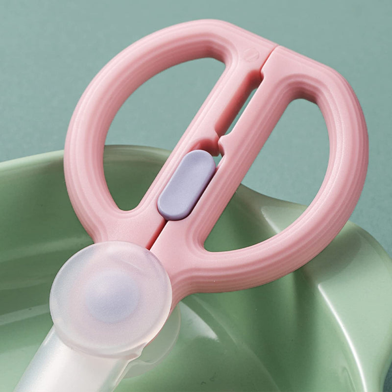 [Australia] - Ceramic Scissors for Baby Food,Portable Baby Food Scissors,Children Safety Food Cutter,with Blade Cover and Travel Case (GREEN) Green 