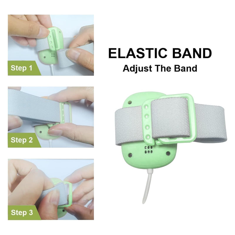 [Australia] - Bedwetting Alarm for Boys Girls, Night Time Potty Training Alarm Whit 3 Working Modes, Highly Sensitive Moisture Sensor, USB Rechargeable ‚Äì Stop Bedwetting Fast (Green) Green 