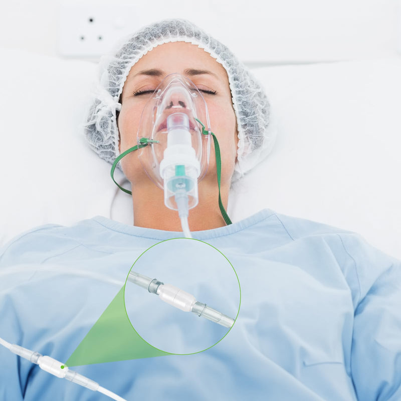 [Australia] - 10 Packs Oxygen Tubing Swivel Connector for Oxygen Tubing - Oxygen Cannula Connector, Avoid Tangling of Tube (Male to Male) 