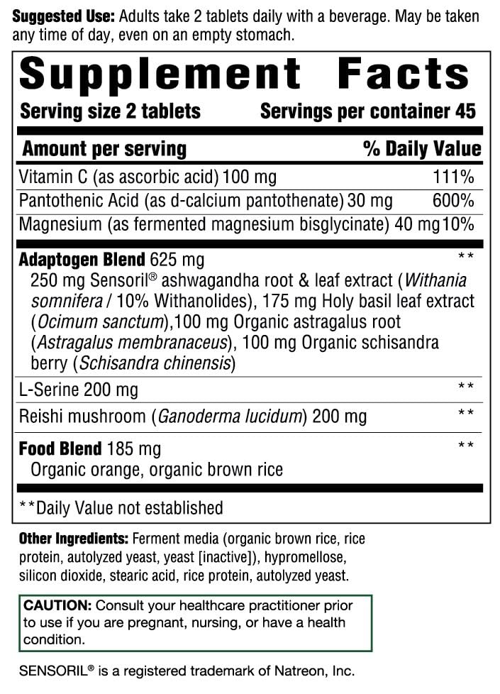 Innate Response Formulas Adrenal Response Complete Care, 90 Tablets | Supports Healthy Stress Response with Ashwagandha, Vitamin C & Magnesium Glycinate, Vegetarian, Non-GMO, 45 Servings