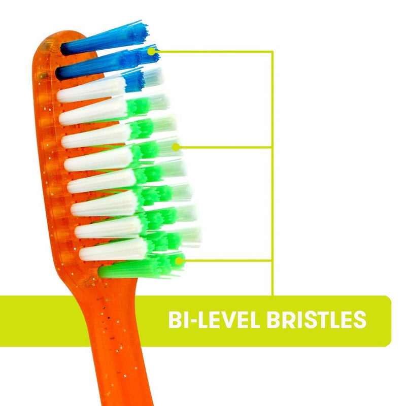 [Australia] - Reach Crystal Clean Toothbrush, Firm Bristles, 1 Count, Pack of 6 