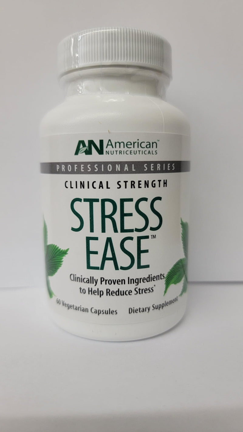 Vitality C American Nutriceuticals - Stress Ease - Theanine Stress Balance Supplement - for Calming, Mood Support, and Cortisol Reducer - Contains Senoril, Lemon Balm etc. (1-2 Month Supply)
