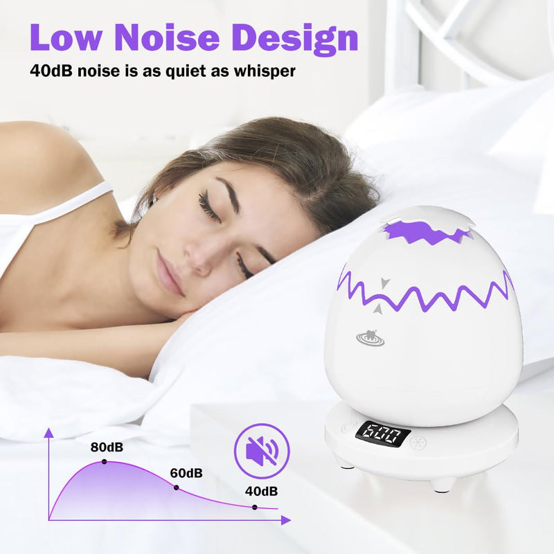 [Australia] - Ultrasonic Retainer Cleaner Machine for Denture, 45kHz Dental Cleaning Pod with Digital Timer, 3 Modes Waterproof Ultrasonic Denture Cleaner for Mouth Guard, Aligner, Jewelry, Braces,Rings,Necklaces 