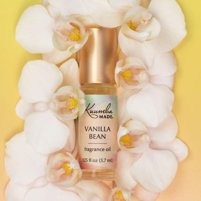 [Australia] - Kuumba Made Vanilla Bean Fragrance Oil Roll-On 0.125 fl oz (3.7ml) | Rollerball Perfume | Alcohol Free 0.13 Fl Oz (Pack of 1) 