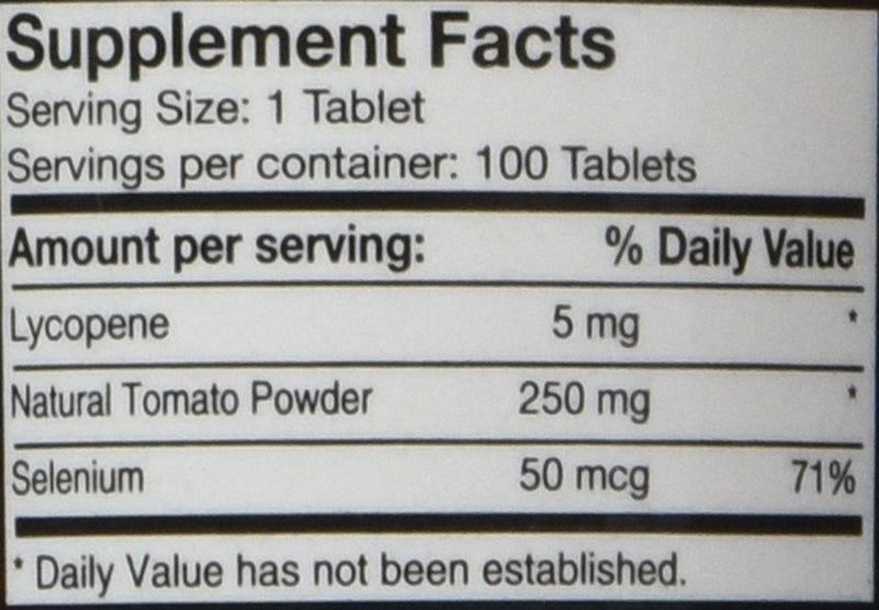 [Australia] - Natural Tomato Extract ((100 tabs) 