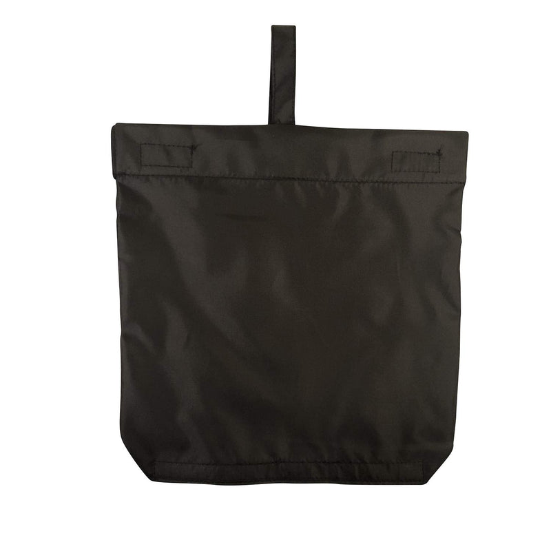 [Australia] - Inspired Comforts Urine Catheter Bag Cover with Snap on Pipe Cover & Hanging Strap | Easy Access | Secure & Discreet | Men & Women | 2000ml | Black 