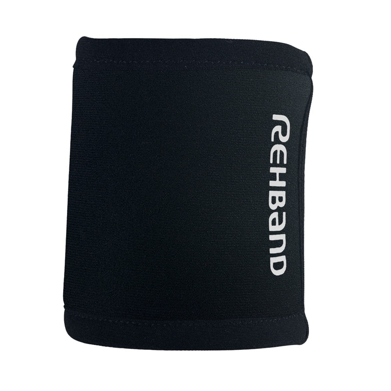 [Australia] - Rehband Neoprene Wrist Sleeves, 1 pair, Wrist support 5mm neoprene stabilizes wrist during workout, improves control & stability, Colour:Black, Size:Large L Black 
