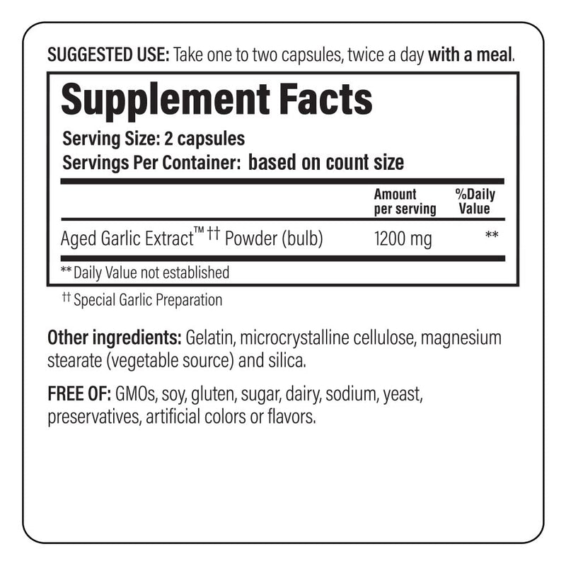 [Australia] - Kyolic Aged Garlic Extract Formula 200, Cardiovascular & Immune, Reserve 120 Capsules (Packaging May Vary) 120 Count (Pack of 1) 