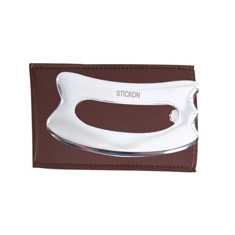 [Australia] - STICKON Stainless Steel Gua Sha Scraping Massage Tool IASTM Tools Great Soft Tissue Mobilization Tool (STICKON-05) 