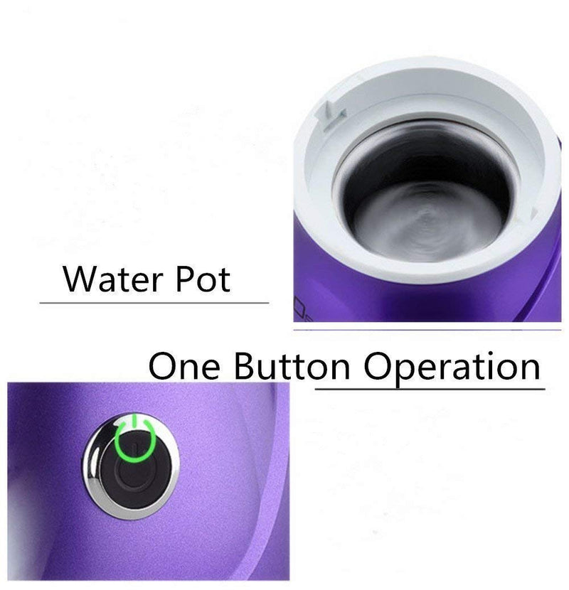 [Australia] - Facial Steamer,Nano Ionic Face Steamer for Home Facial,Face Sauna Spa Sinuses Moisturizing Cleansing Pores for for Women Moisturizing Home SPA 