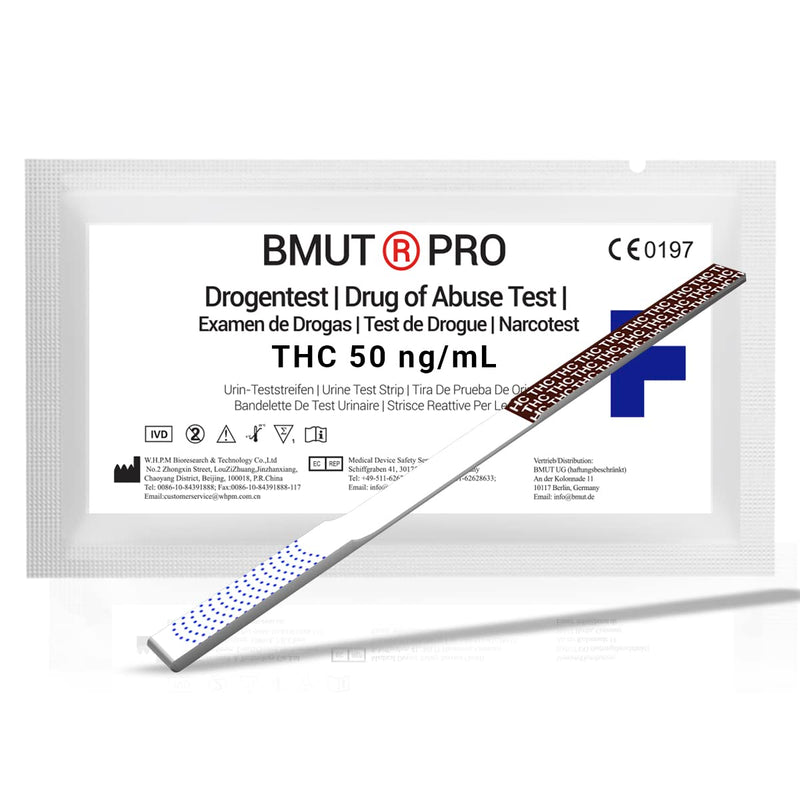 [Australia] - 2x THC drug test with 50 ng/mL - cannabis - marijuana - hashish, THC urine test, test strips, high sensitivity, rapid drug test (pharmacy quality) 2 