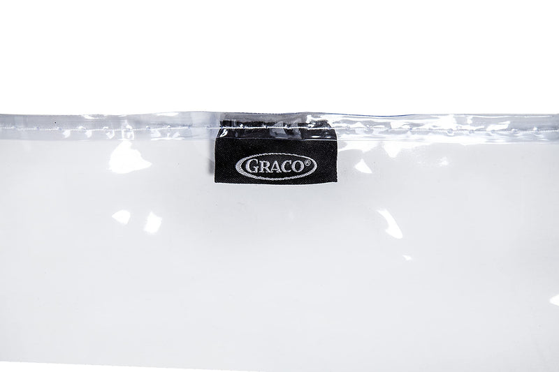 [Australia] - Graco Under High Chair Mat - Waterproof & Washable Plastic Food/Spill Catcher - 50" Eating, Painting & Art Floor Cover, Clear (Pack of 1) Pack of 1 