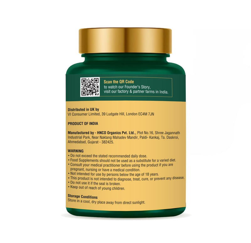 VAHDAM Ashwagandha Supplement 1700mg | 90 Capsules (1 Months Supply) with KSM- 66 Ashwagandha Root Extract and L-Theanine