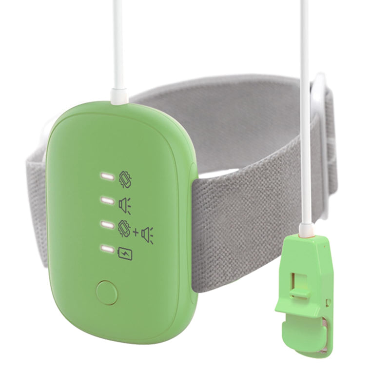 [Australia] - Bedwetting Alarm for Boys Girls, Night Time Potty Training Alarm Whit 3 Working Modes, Highly Sensitive Moisture Sensor, USB Rechargeable ‚Äì Stop Bedwetting Fast (Green) Green 
