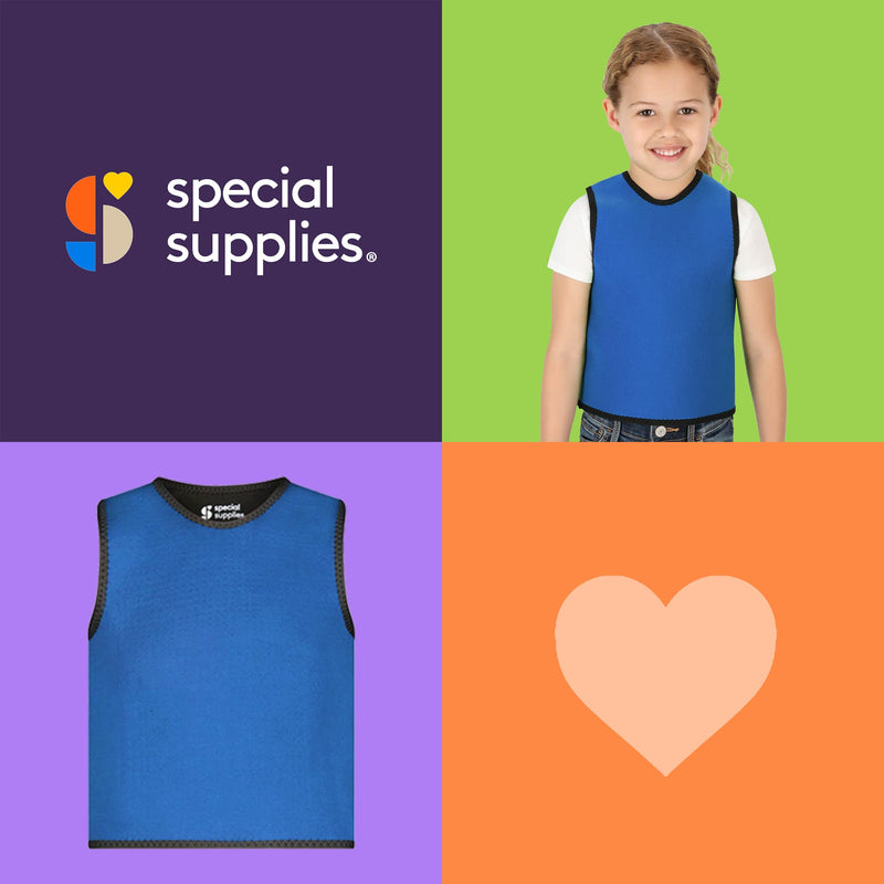 [Australia] - Special Supplies Sensory Compression Vest Deep Pressure Comfort (Blue, X-Small) X-Small (Pack of 1) Blue 