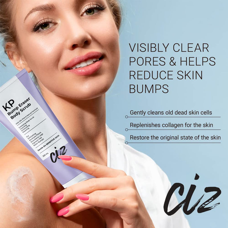[Australia] - KP Bump Eraser Body Scrub: Exfoliating Keratosis Pilaris, Strawberry Skin Treatment - Smooths Rough, Bumpy, Dry Skin on Arms, Legs, Buttocks - KP Scrub Wash Helps Reduce Ingrown Hair Bumps 1 Pack 