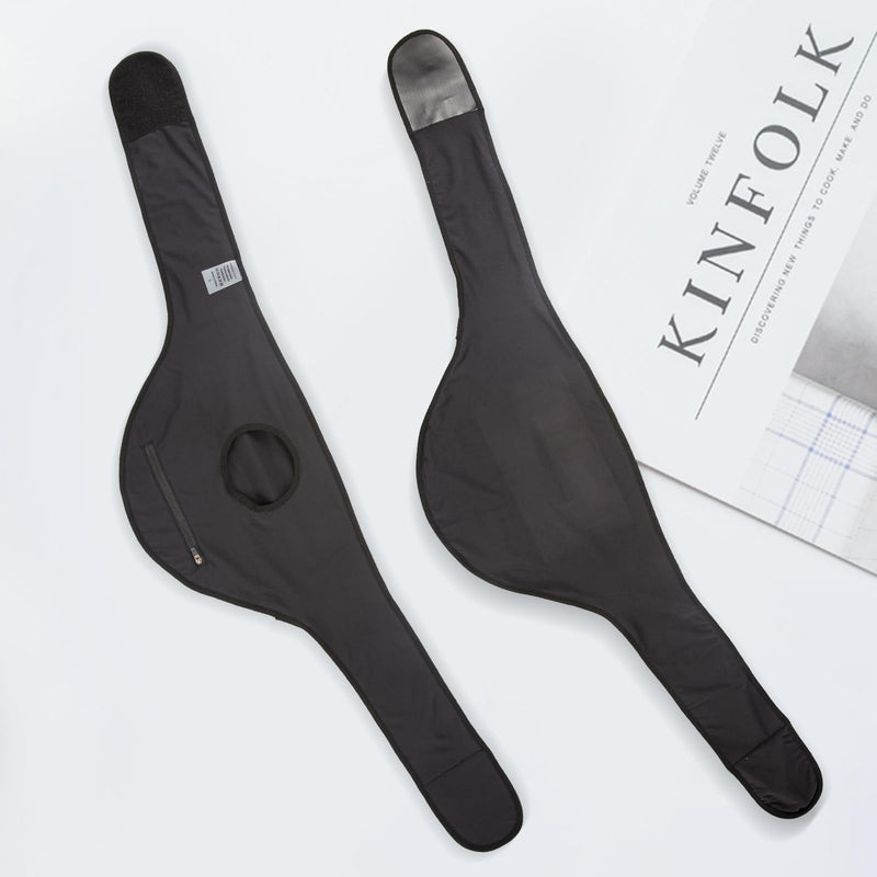 [Australia] - Ostomy Belt Colostomy Bag Covers for Men Women,Stoma ileostomy Ostomy Pouch Cover for Sports & Daily Use,Adjustable Hernia Urostomy Bags Wrap,Colostomia Supplies (Black - 1 pc, Medium) Black - 1 Pc 