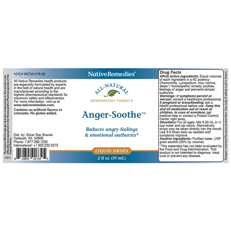 NativeRemedies Anger-Soothe